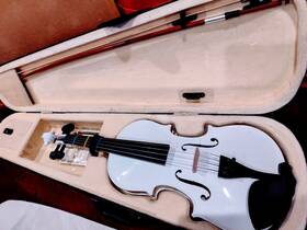Mendini By Cecilio 847848011160 Violin 4/4 White