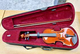 Mv200 Mendini By Cecilio 847848012006 4/4 Violin - Natural Varnish With Case