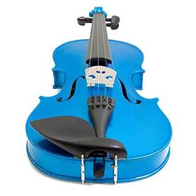 Mendini By Cecilio 847848012242 Violin For Kids And Adults - 4/4 Mv Metallic Violins Black