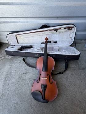 Mendini By Cecilio 847848013065 Wood Violin Mv300