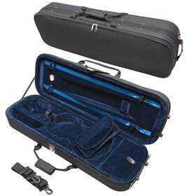 Mi&vi Nf-3001 Light Hard Violin Case 1/4 Size With Adjustable Straps Velvet Plu