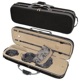 Mi&vi Nf-6001 Sonata Series Hard-shell Violin Case Velvet Cushion High-density Foam