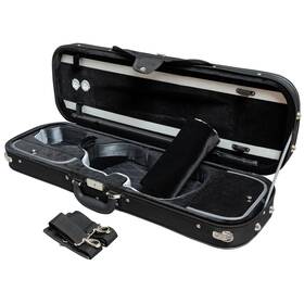 Mi&vi Nw-5015 Bravura Series Cushy Foam Wooden Hybrid Violin Oblong Case - 4/4 Full Size N