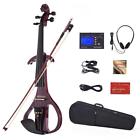 Mkw8254377220777ji Ammoon Full Size Solid Wood Silent Electric Violin 702894230562