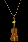 Mus262445 Harmony Jewelry Stradivarius Violin Necklace 696569716485