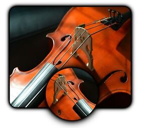 Mp-music-002a-2c Music Violin Instrument Mouse Pad Coaster 1/4inch Rubber Mat Great Gift Idea