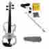 Mve10wt-a Merano Full Size Ebony Fitted Electric Silent Violin With Accessories 849495013795