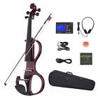 Nby6557407662454hs Ammoon Full Size Silent Electric Violin Fiddle Kits 635946894330