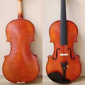 Jyvl-y4000 Noenname Null Jinyin 4/4 Handmade Tiger Maple Violin - 15 Years Old Spruce Panel