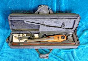 Cr4-vn-zw Ns Design Cr4 Electric Violin With Soft Case - Zebra Wood Pre-owned-very Nice