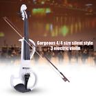 Oii0763832407987ia Ammoon White Full Size Solid Wood Electric Silent 718760145649