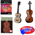 Aflu14 Pack - 1 4 Fiddle Liana Instrument Ukulele Americana 0096962123437