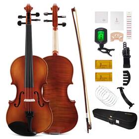 Phoenix 860011596202 Violin 4/4 Full Size Kit Fiddle Set For Beginner Adults Student With