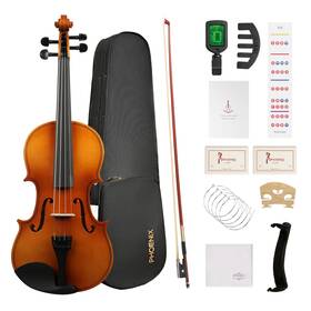 Phoenix Pv44ex001xa-au Violin 4/4 Full Size Set Professional Beginners Accessories Fiddle