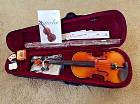 Vp101 Phoenix Violin Kit For Beginners 4/4 Full Set With Case Ds