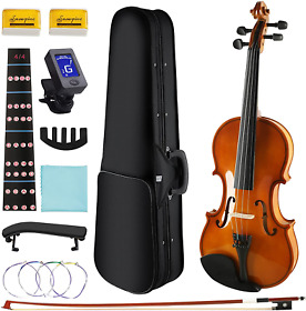 Premium Violin For Kids Beginners Ready To Play 4/4 Handcrafted Student