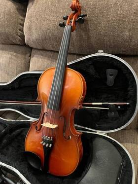 Roderich Paesold Pa802 802 4/4 Violin Outfit German Made Case Bow And More Included