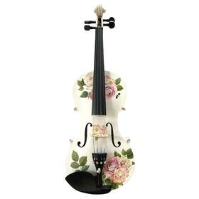 Rozanna S Violins 697333572245 Rose Delight Violin Outfit With Bejeweled Bow 3/4 Includes B