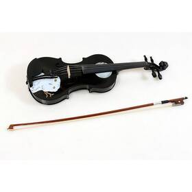 Rozannas Violins 197881131791 Mystic Owl Black Glitter Violin Outfit 3/4 Ob