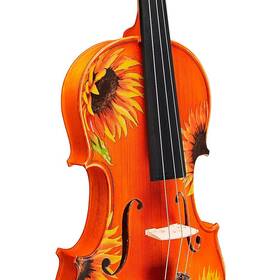 19788121240 Rozannas Violins 197881211240 Sunflower Delight Series Violin Outfit 4/4 Size Ob