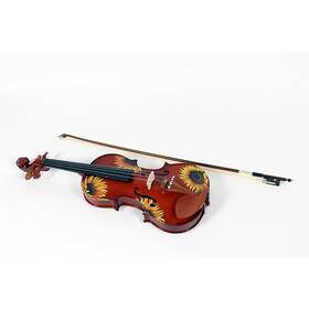 19788128823 Rozannas Violins 197881278823 Sunflower Delight Series Violin Outfit 4/4 Size Ob