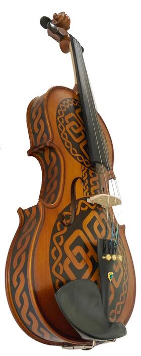 Rozannas Violins 636684982068 Celtic Violin Outfit 4/4