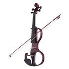 Rqh0651127415486jn Ammoon Full Size Solid Wood Electric Violin Fiddle 799899369885