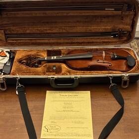 S. Tastula Tehty--1925.--no.11 S. 1925 Violin Brown Varnish 4-string Acoustic With Case And Bow