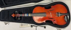 Scherl & Roth R300e34 And Ser.# 7200042 Arietta Student Violin Case Glasser Bow