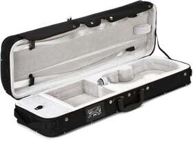 Sr2143n Scherl & Roth And 4/4 Size Oblong Violin Case - Black