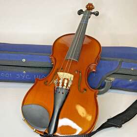 Syc-140 Scotti Violin 1/4 Student Size 102n Model Syc 140 &soft Case With Shoulder Strap