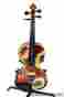 Sdn1073 4 Rozanna 3 Size Violin Sunflower Delight And Natural Finish With Case