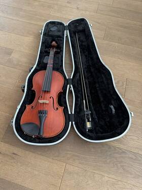 14606 Skb Violin 3/4 Size Serial Number Rvs With Hard Carrying Case