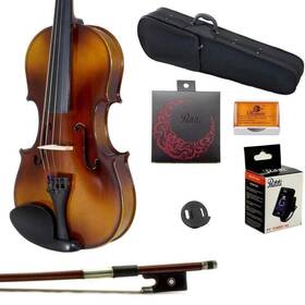 Sky 861863102913 Paititi 1/16 Size Solid Wood Student Violin Complete Package W Case Bow Ros Inch