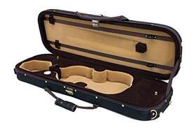 Vncqf24-4 Sky Music 861863101527 Vncqf24-4/4 Violin Oblong Case Lightweight With Hygrometer Black/brown K