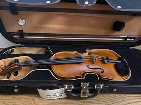 60044-4281 Snow Violin Bow Case And Shoulder Rest Per Caso