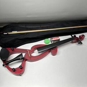 1128011 Sojing Brand 4/4 Full Size Purple Electric Violin With Soft Case