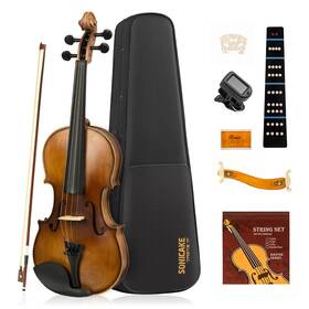 Qvl-01 Sonicake 4/4 Full Size Violin Set For Beginners With Case Bow Rosin Strings Us