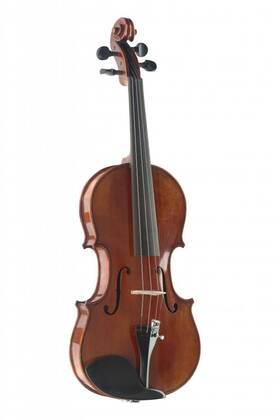 Stagg 882030192531 Vn-4/4 Hg Flamed Maple Violin With Deluxe Soft Case Bow And Rosin Included