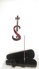 A538 Stagg Evn 4 Trd Trans Red Silent Violin With Case And More Blem 882030162787