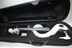 Stagg Hp310l For Repair Evn 44 Series Electric Violin Outfit 4/4 White #r3895
