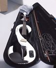 Stagg Nice Evn 4 Wh Silent Violin Set With Case White U2 450 Bargain 882030173950