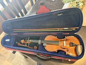 Stentor R294408 Student Ii 4/4 Acoustic Violin Brown With Case Bow Shoulder Rest