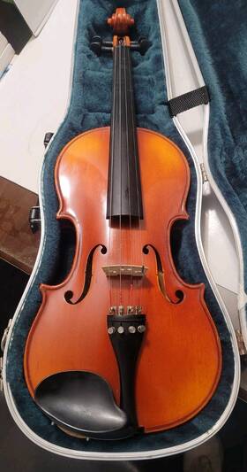 106p Suzuki Masakichi Violin 1972 Japan With Case And Bow 4/4