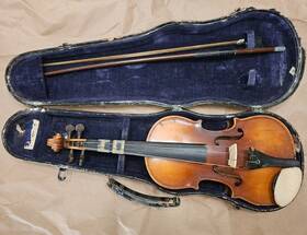 1218-v Suzuki Kiso No. Size 1/8 Violin Japan 1961 Fair Condition