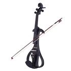 Tal3233194691640up Ammoon Black Full Size Electric Silent Violin Fiddle Bow Case