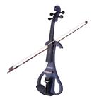 Tgy5671785531776zm Ammoon Blue Full Size Electric Silent Violin Fiddle 702894324476