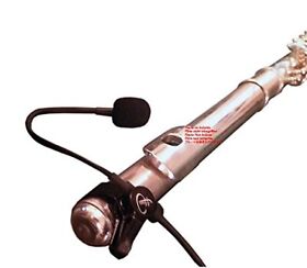 The Feather Western Concert Flute Pickup With Flexible Micro-gooseneck By