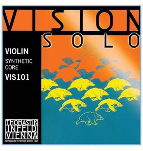 Thomastik Vis101 Vision Solo 4/4 Violin String Set Medium With Silver Wound D 4 Pcs