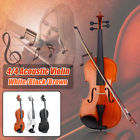 Tjg599423 Traditional Full Size Natural Acoustic Wood Color Violin Fiddle Case
